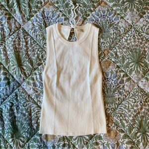 Free People Pointelle Backless Tank